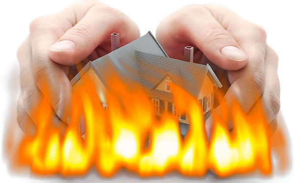 Protecció de la casa amb la detecció de foc Protegeix la teua casa d'incendis