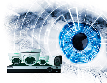Sistema de videovigilancia con videograbador y cámaras 4K